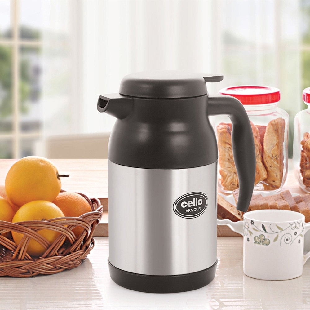 Cello Armour 1600 ML Stainless Steel Insulated Carafe | 1 Pc