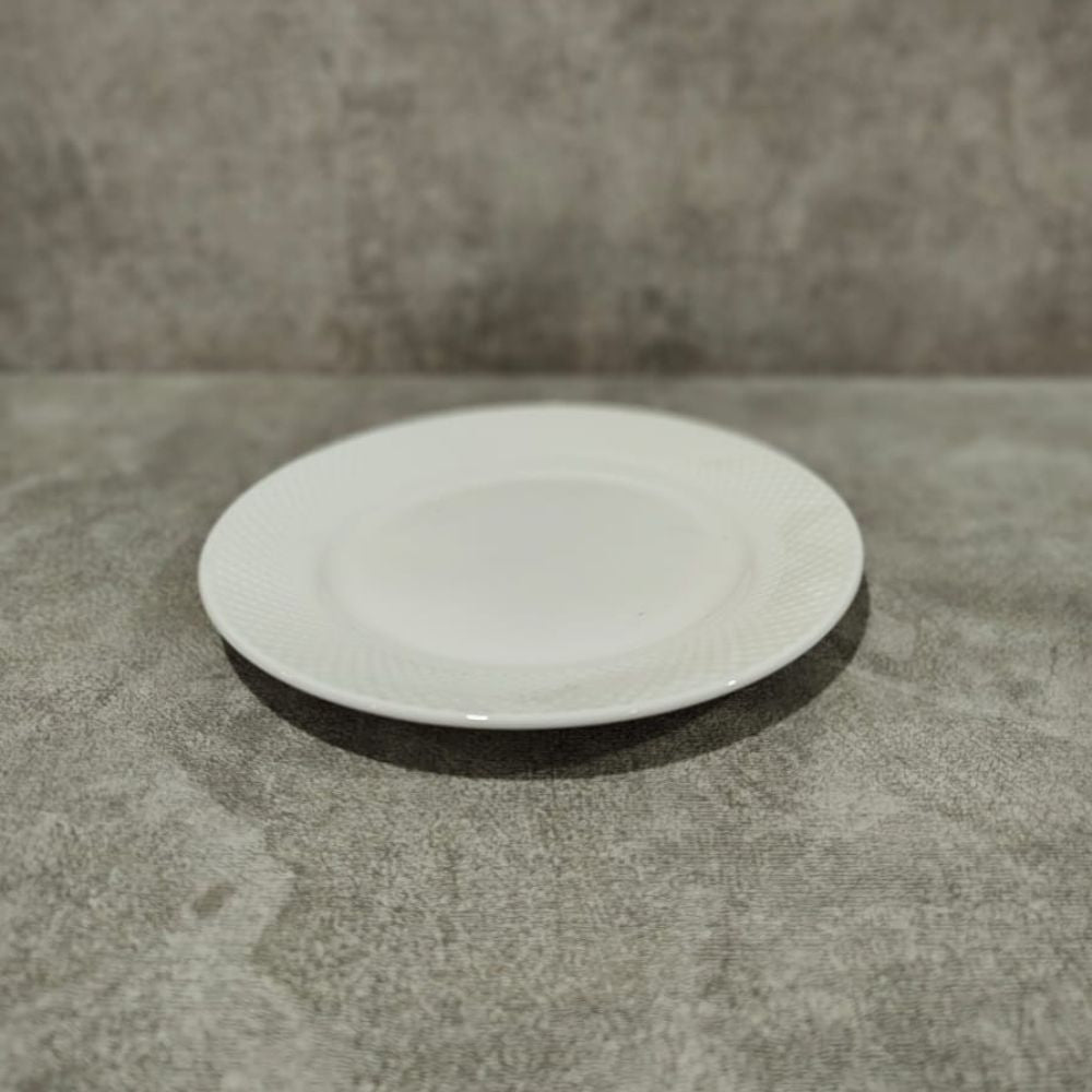 Clay Craft Soup Bowl with Saucer Set | White | Set of 12 Pcs