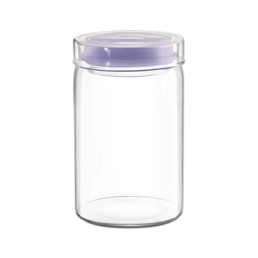 Treo Borosilicate Glass Alin Jar with Glass Lid | Transparent | Microwave Safe