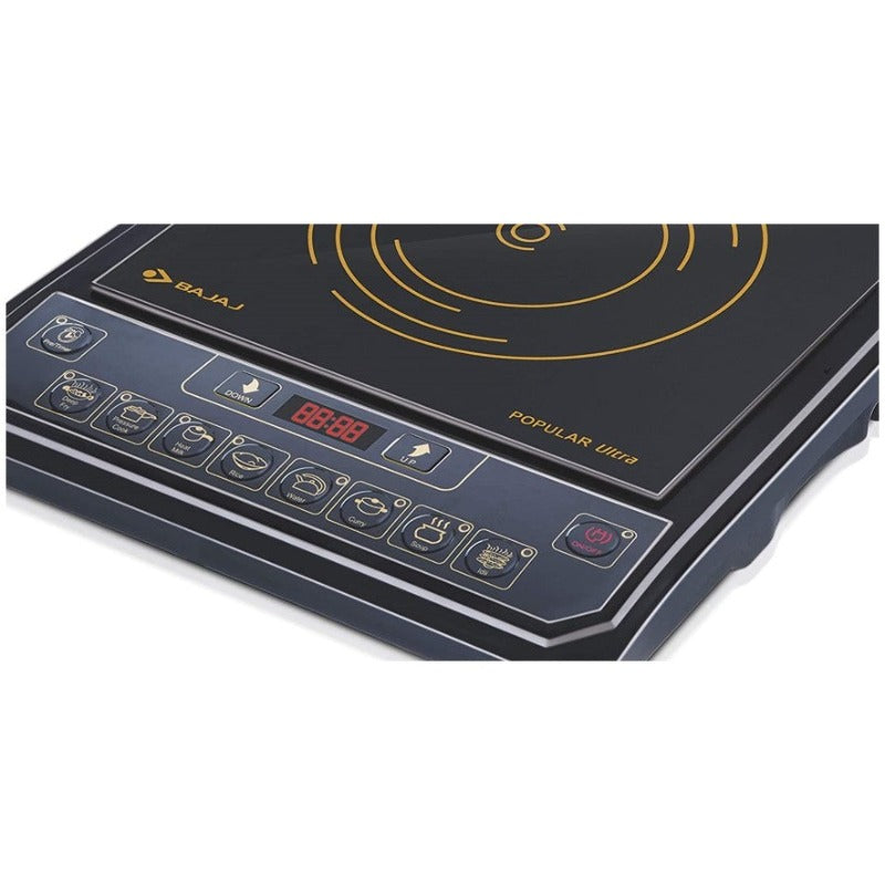 Bajaj Popular Ultra 1400 Watts Induction Cooktop | Black
