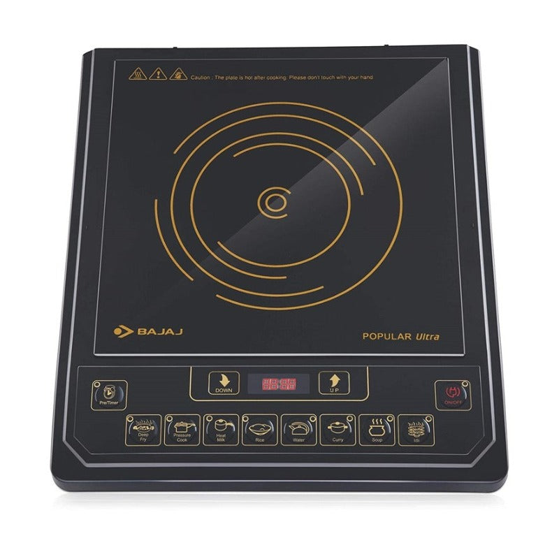 Bajaj Popular Ultra 1400 Watts Induction Cooktop | Black