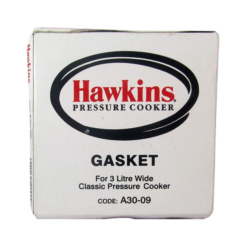 Hawkins Gasket For Stainless Steel 3 Litre Wilde, Classic Pressure Cooker - A30-09 | Black | 1 Pc