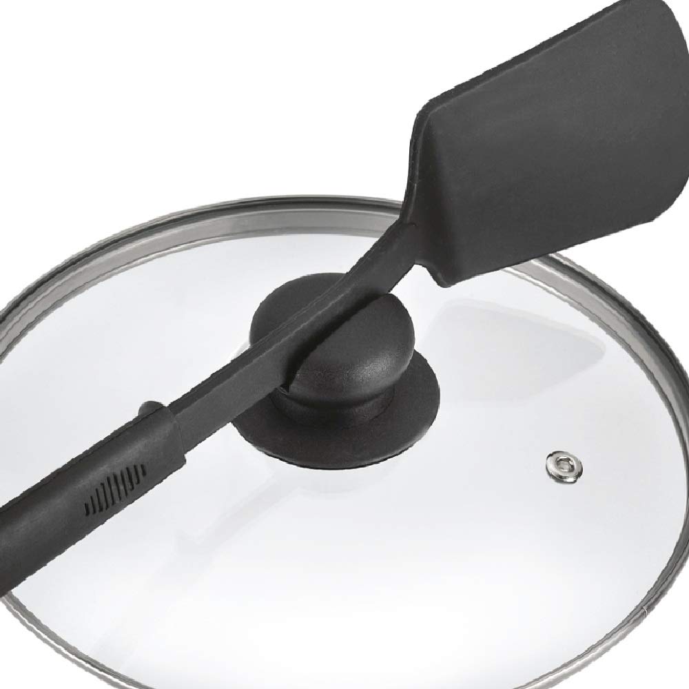 Prestige Clip-on Mini 3 Litre Hard Anodised Aluminium Pressure Cooker | Gas & Induction Compatible | Black