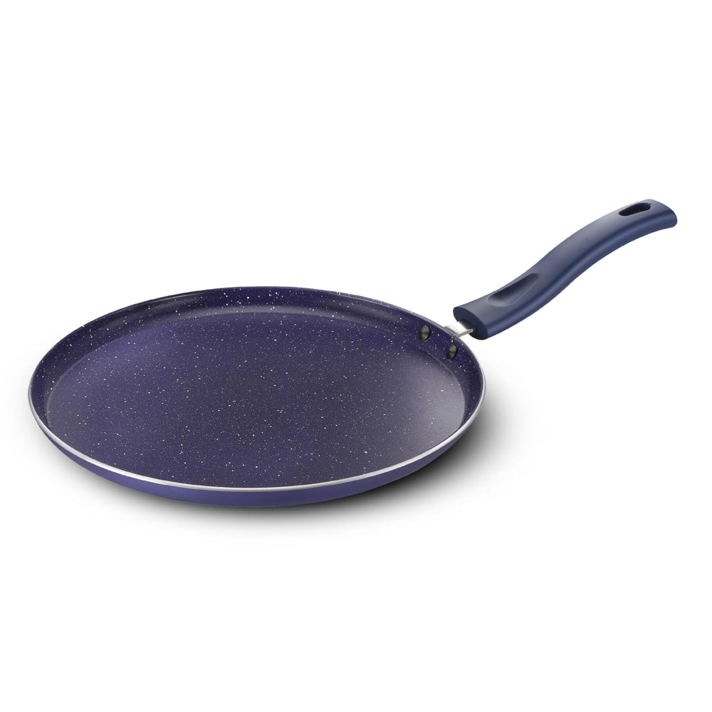 Prestige Ceraglide Ceramic Coating Non-Stick Aluminium Omni Tawa | Gas & Induction Compatible | Blue