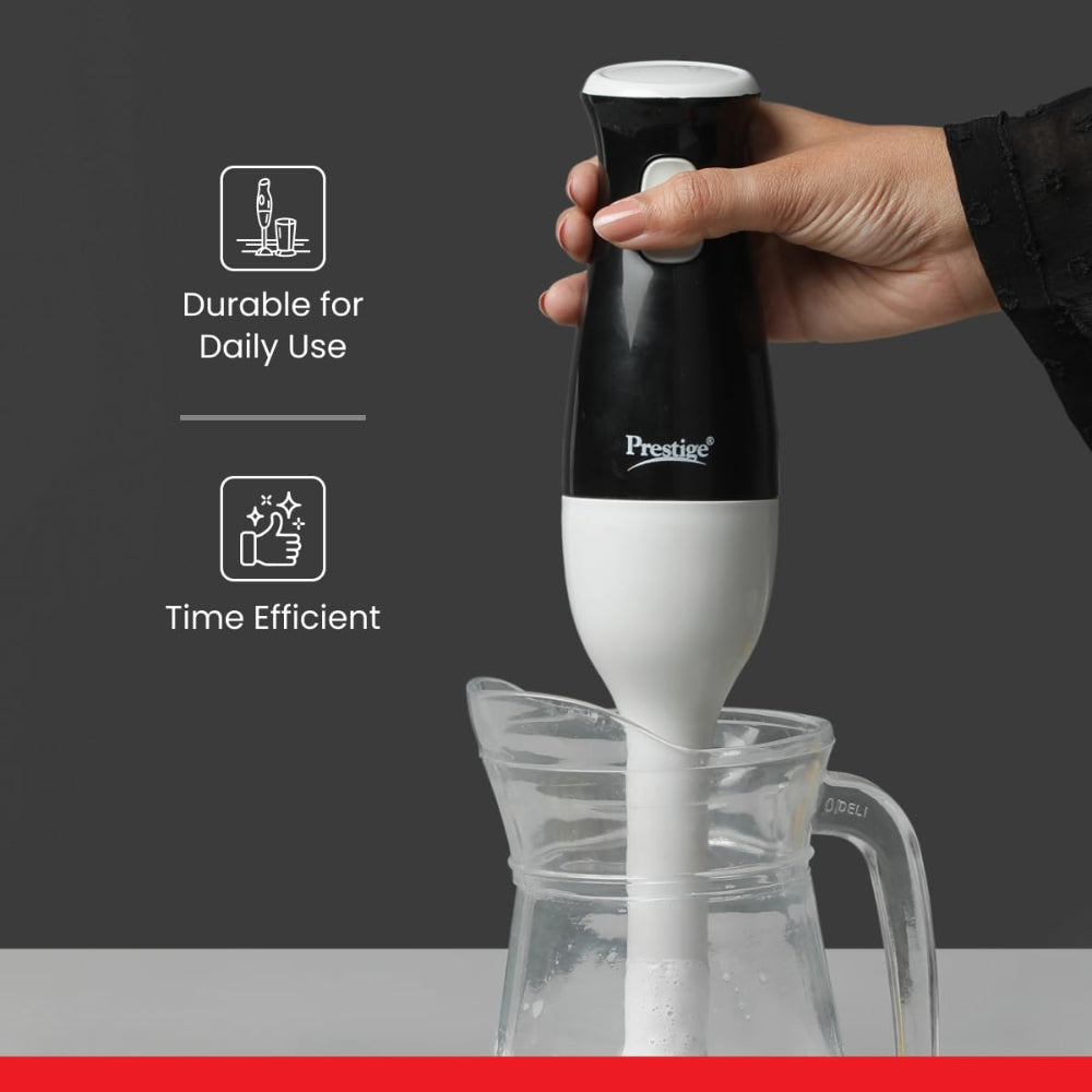 Prestige ACE 250 Watt Hand Blender | Black & White