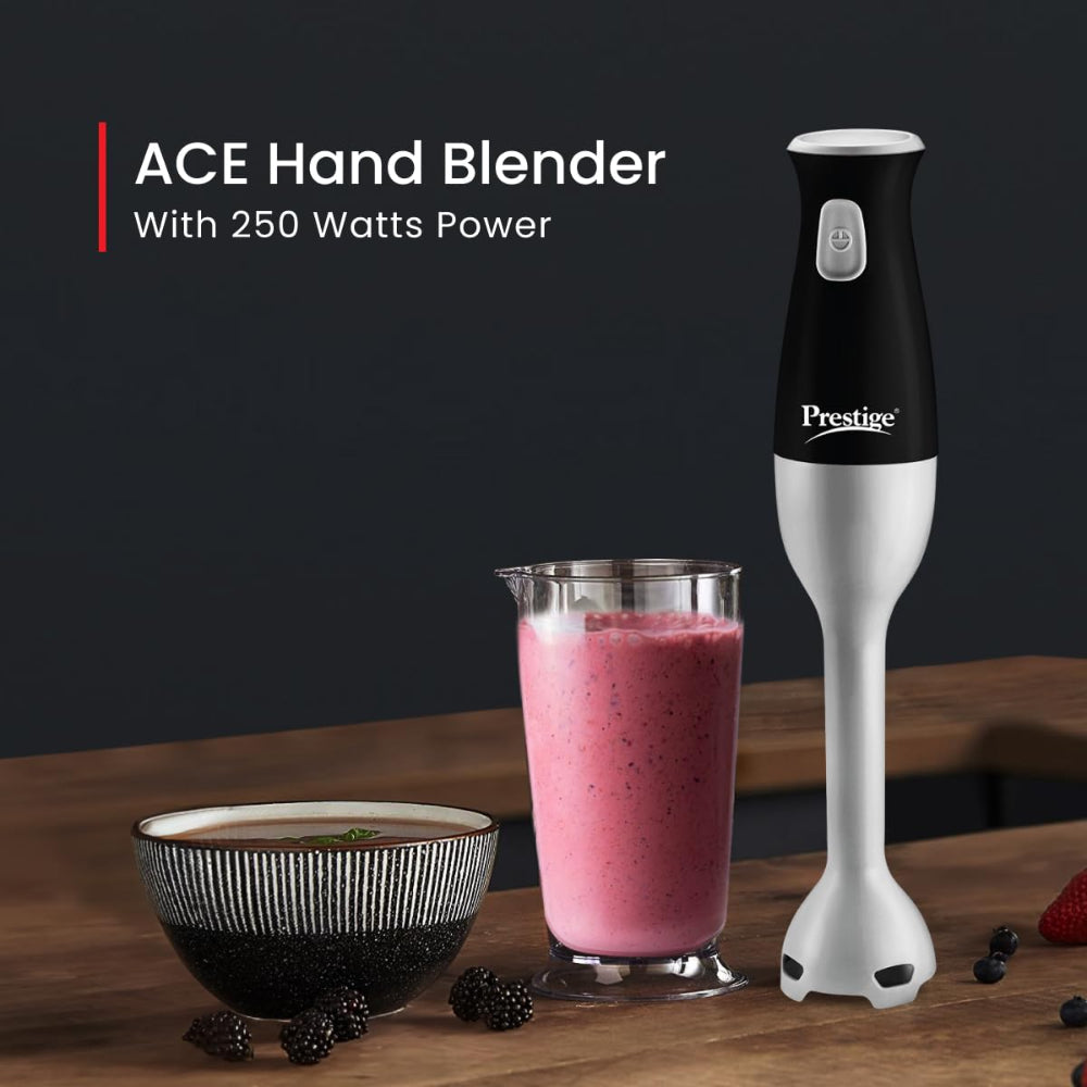 Prestige ACE 250 Watt Hand Blender | Black & White