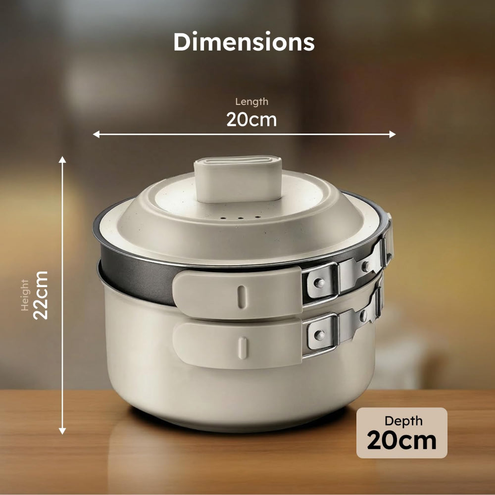 Prestige Electric 1000 Watts Omni Pot | White