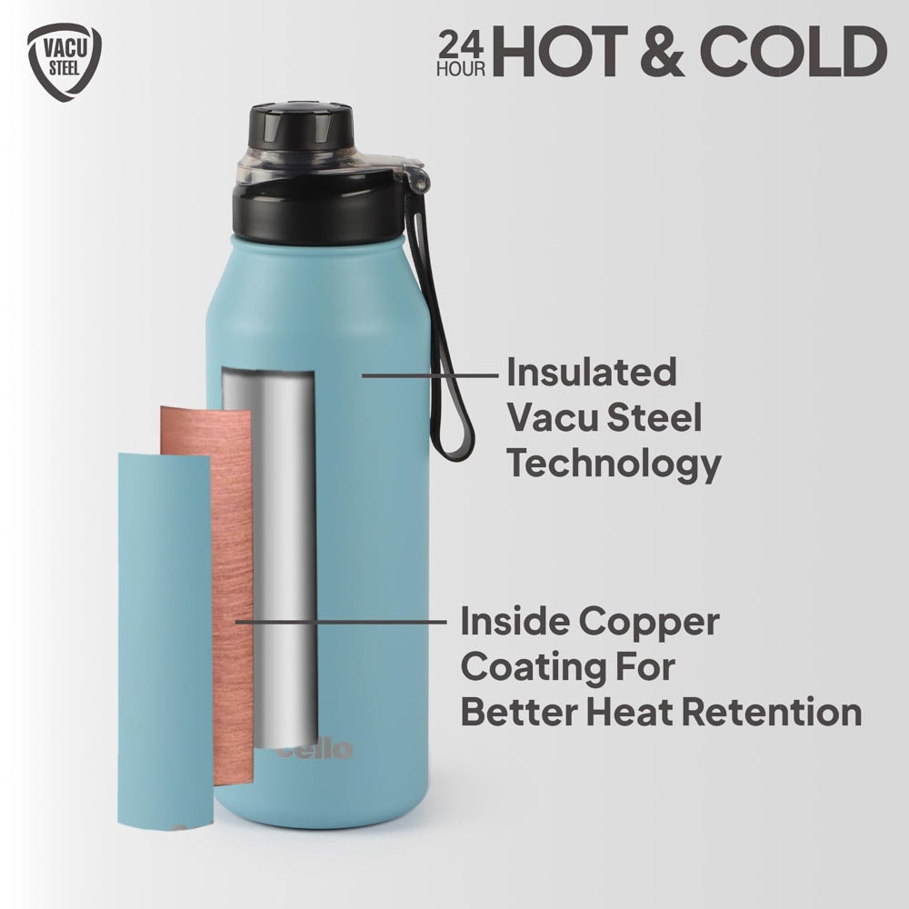 Cello Robust 1300 Thermosteel Flask | Hot & Cold | 1 Pc