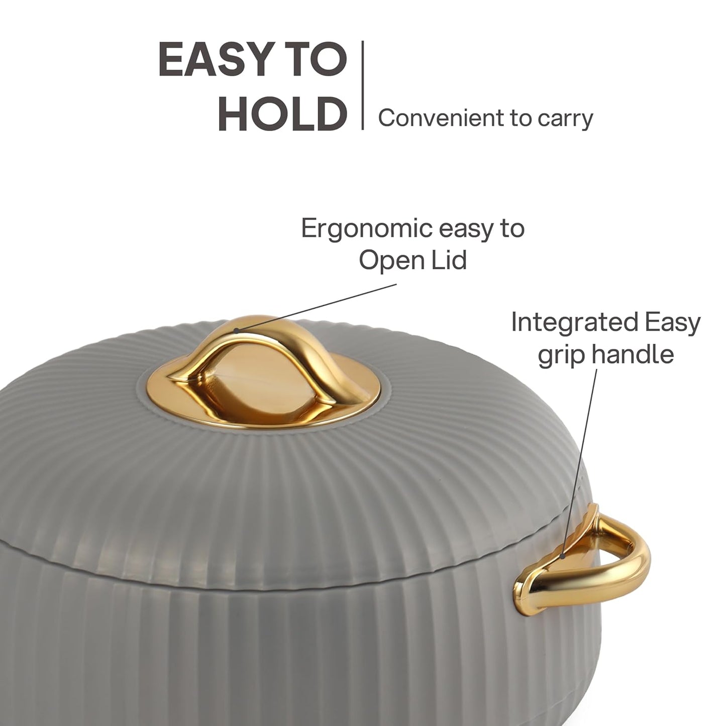 Cello Aurum Luxury 1500 ML Insulated Casserole | 1 Pc