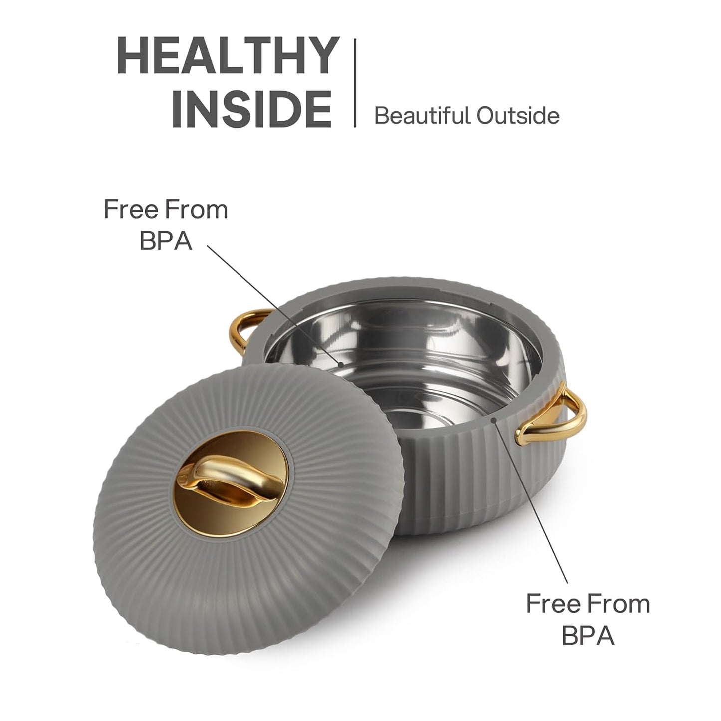 Cello Aurum Luxury 1500 ML Insulated Casserole | 1 Pc