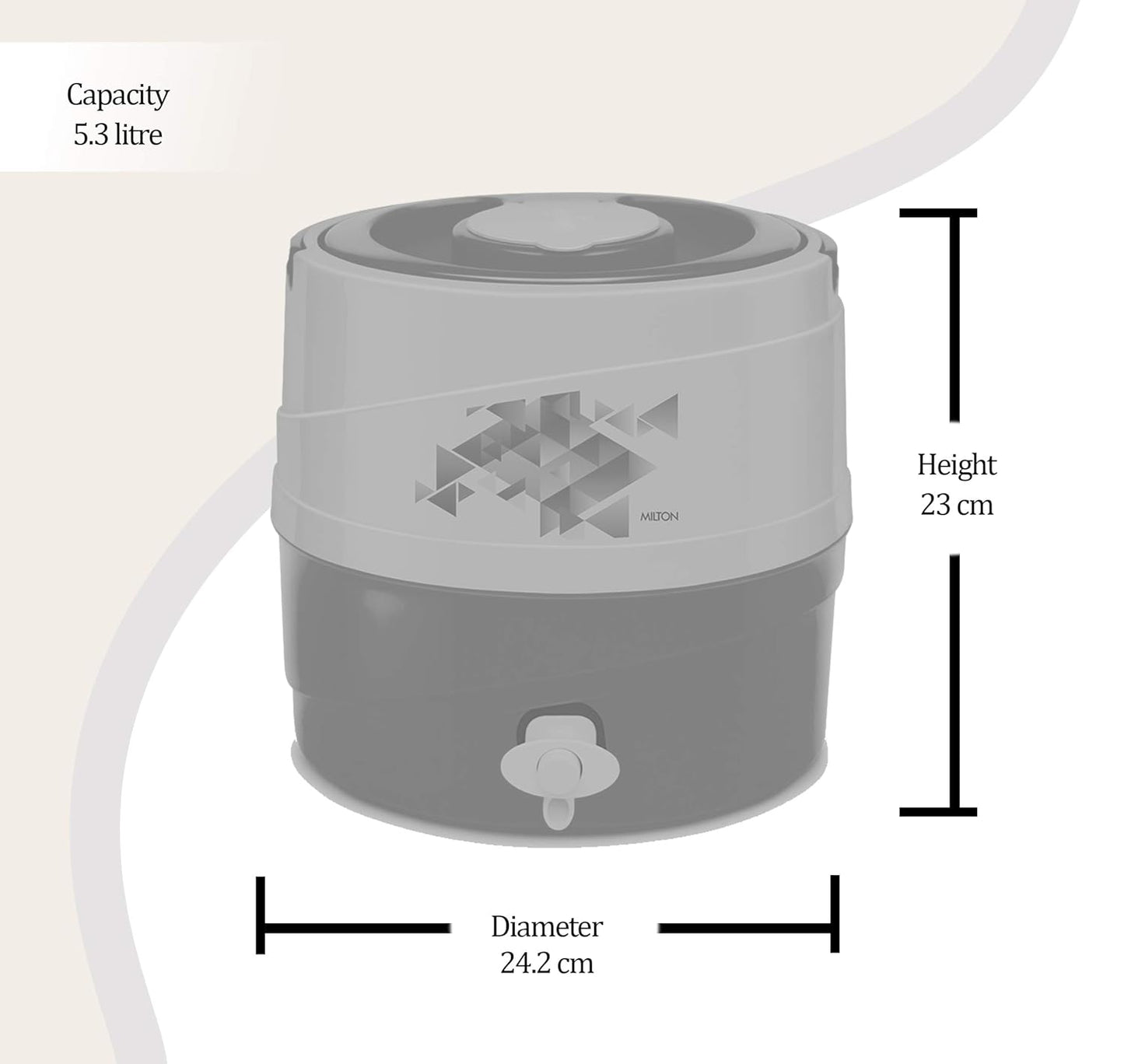 Milton Kool Rover 5.3 Litre Insulated Water Jug | 1 Pc