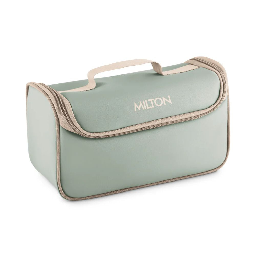 Milton Lush Lunch Box with 3 Containers | Stylish Durable Jacket | Microwave Safe