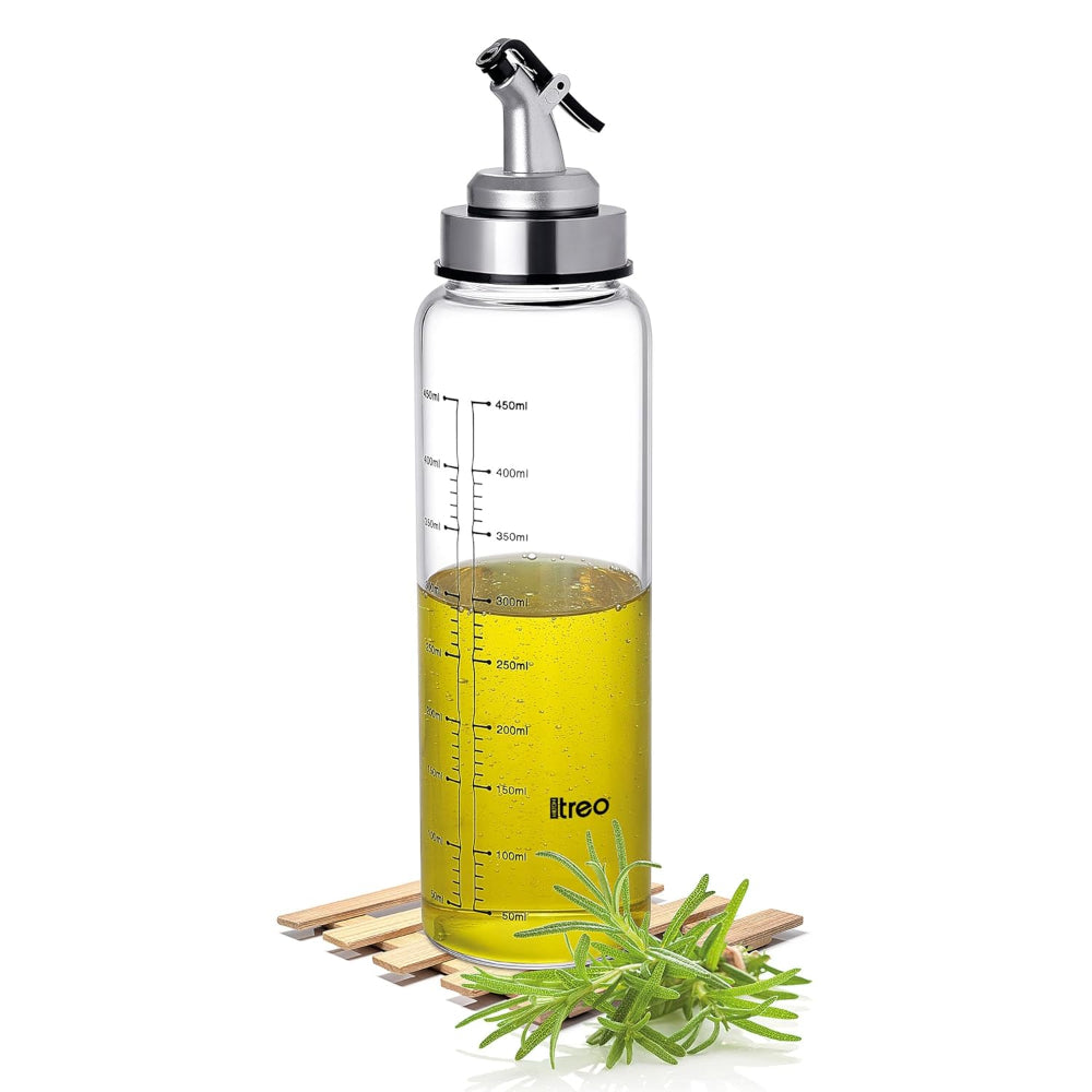 Treo Glide Glass Oil Dispenser | Transparent | 1 Pc