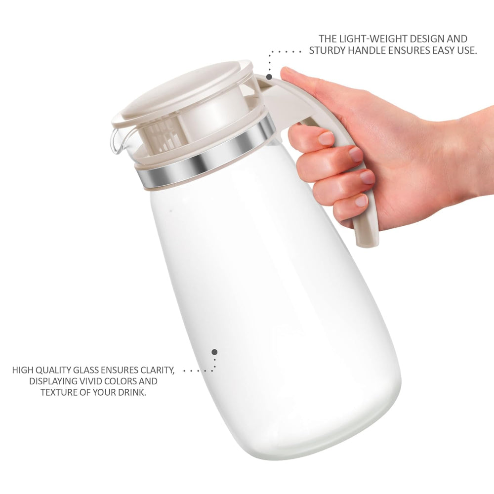 Treo Nimbus Lemon Set - 1 Jug + 6 Glasses | Transparent | Set of 7 Pcs