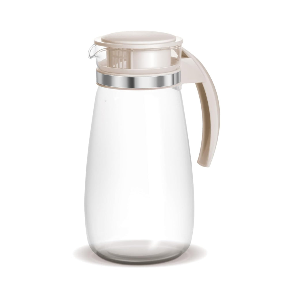 Treo Nimbus Lemon Set - 1 Jug + 6 Glasses | Transparent | Set of 7 Pcs