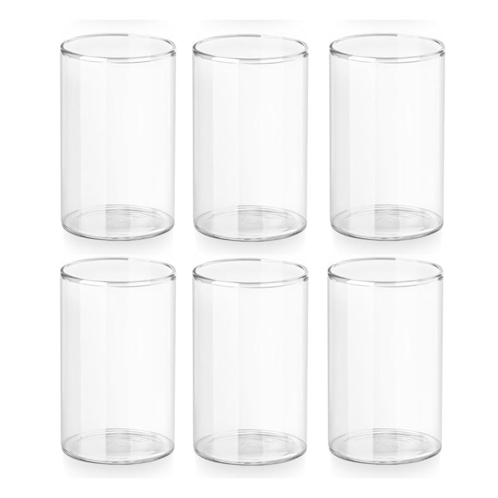 Treo Nimbus Lemon Set - 1 Jug + 6 Glasses | Transparent | Set of 7 Pcs