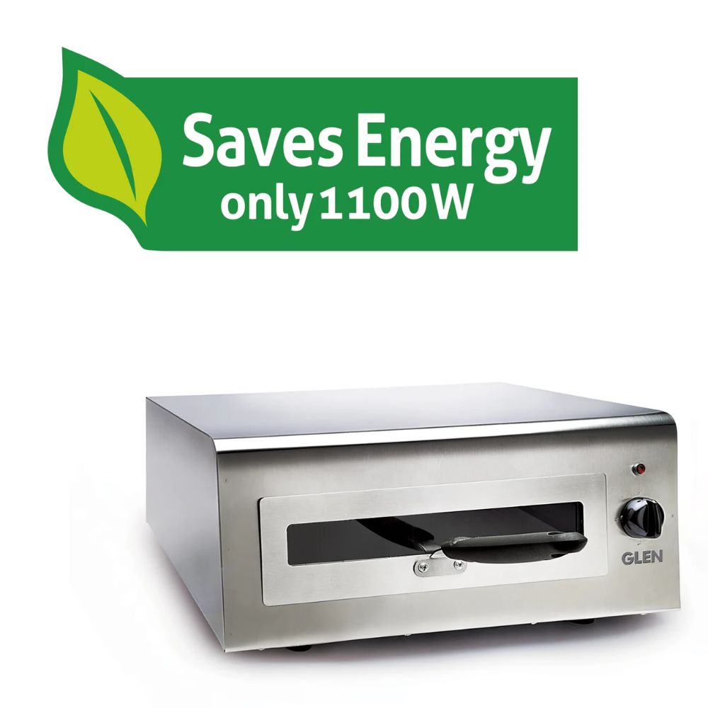 Glen Electric 1100 Watts Tandoor and Grill with Matt Finish | Stainless Steel Body | Silver