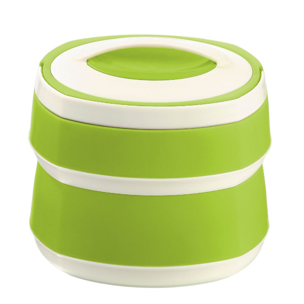 Pinnacle Phoenix Matt Double Layer Insulated Stainless Steel Casserole | Picnic Lunch Pot | 2 Container