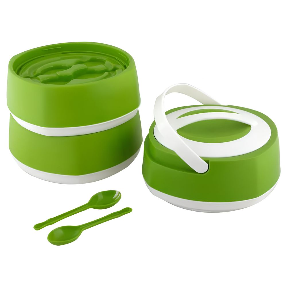 Pinnacle Phoenix Matt Three Layer Insulated Stainless Steel Casserole | Picnic Lunch Pot | 3 Container