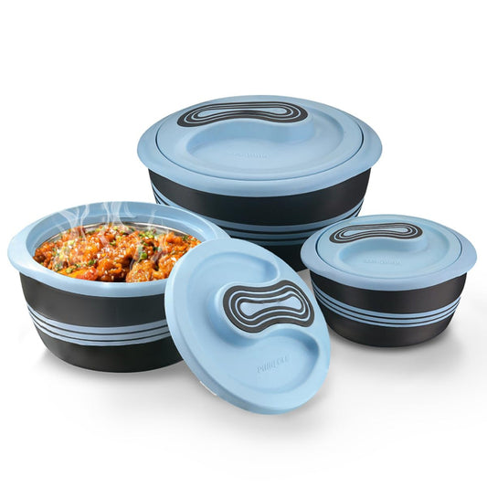Pinnacle Palazio Insulated Casserole Set | Set of 3 Pcs