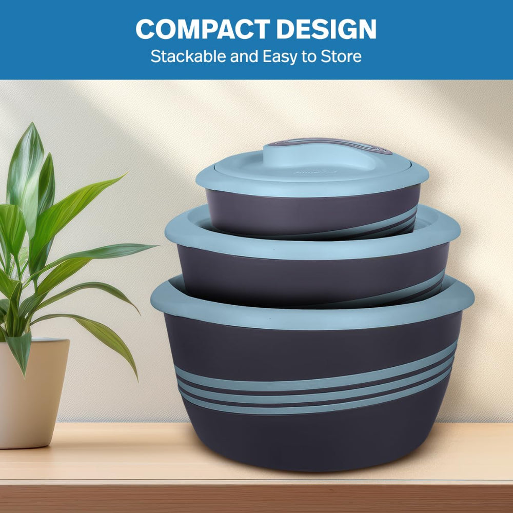 Pinnacle Palazio Insulated Casserole Set | Set of 3 Pcs