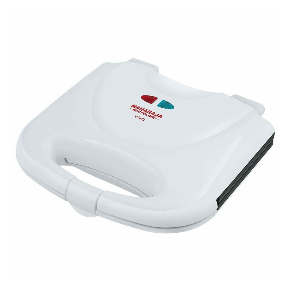 Maharaja Whiteline 2 Slice 750 Watts Grill Sandwich Maker | White