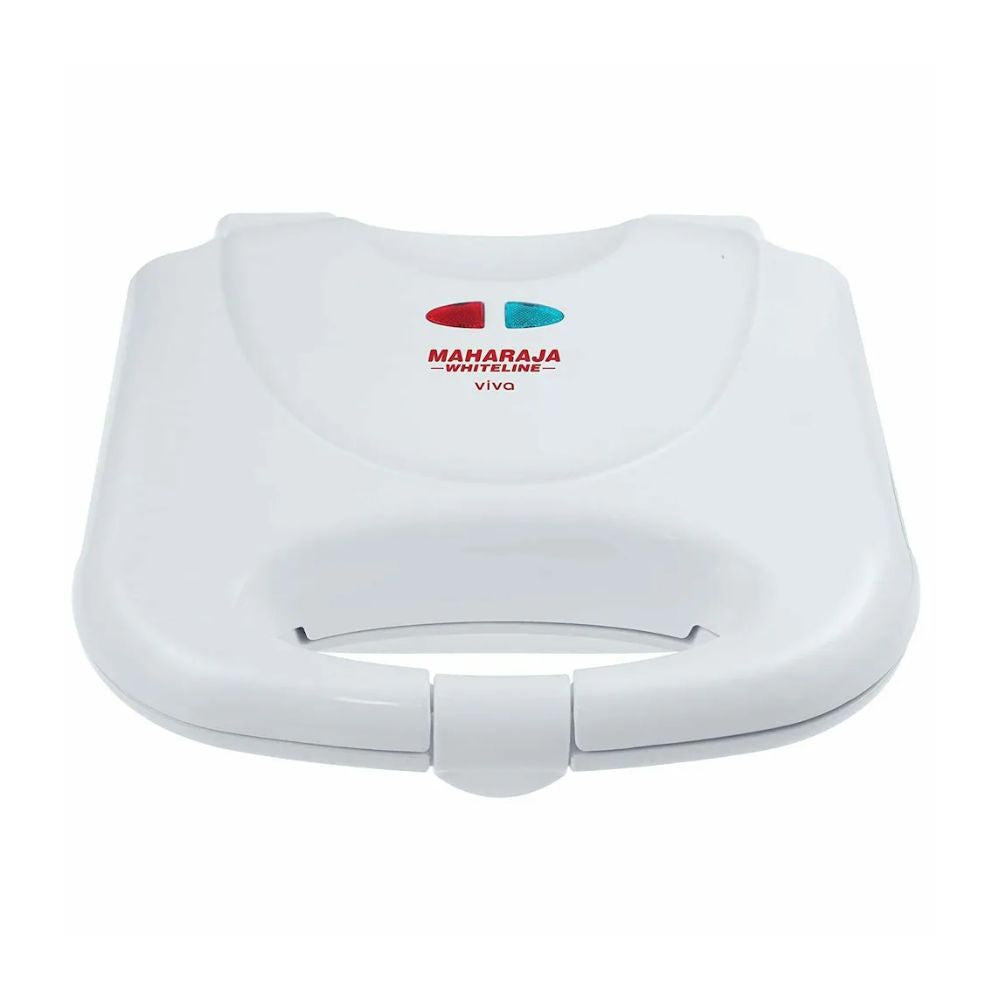 Maharaja Whiteline 2 Slice 750 Watts Grill Sandwich Maker | White