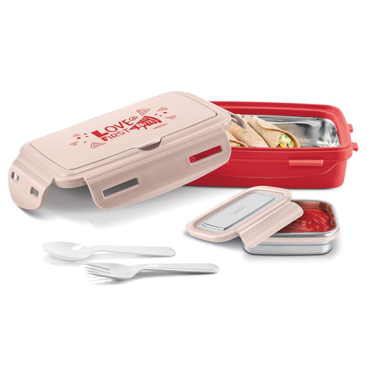 Milton Aroma PU Insulated Tiffin | Leak Proof with Side Lock | Tiffin Box for Kids
