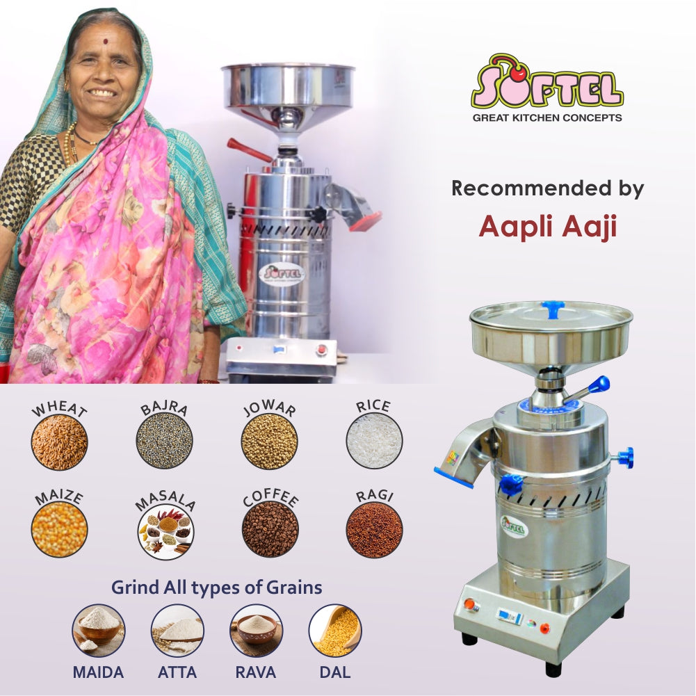 Softel Atta Chakki Domestic Stone Flour Mill Atta Chakki/Ghar Ghanti - SOF0017