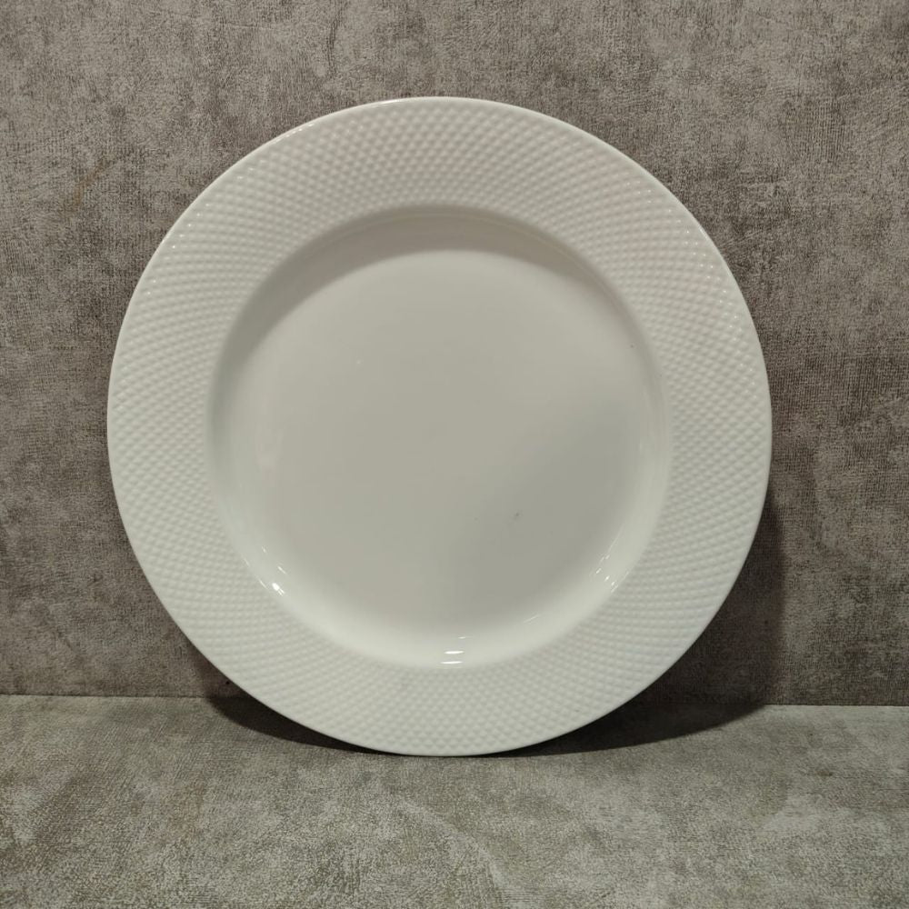 Clay Craft Soup Bowl with Saucer Set | White | Set of 12 Pcs