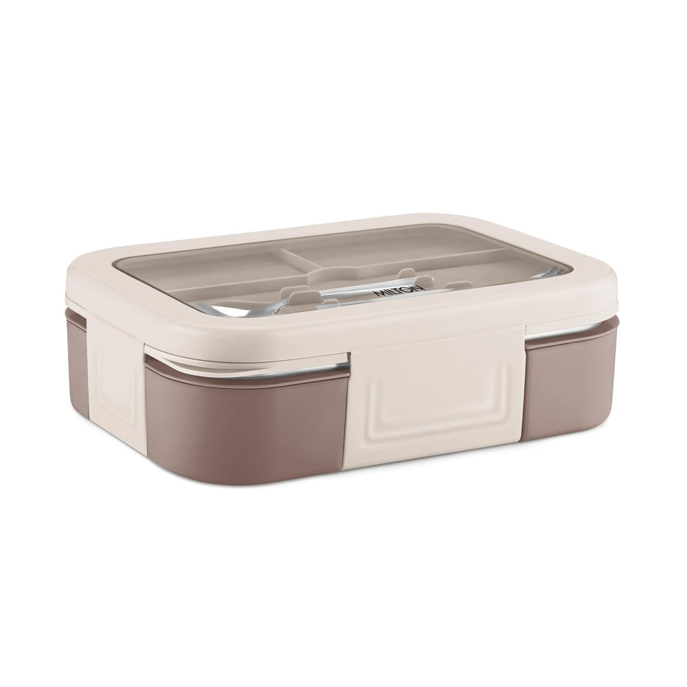Milton Ethan 3 Inner Stainless Steel Lunch Box | Kids Tiffin Box | Leak-Proof