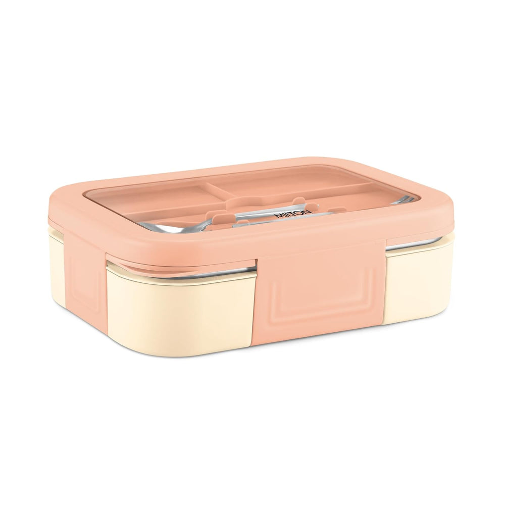 Milton Ethan 3 Inner Stainless Steel Lunch Box | Kids Tiffin Box | Leak-Proof
