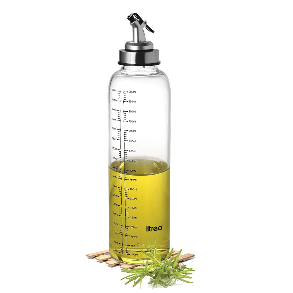 Treo Glide Glass Oil Dispenser | Transparent | 1 Pc