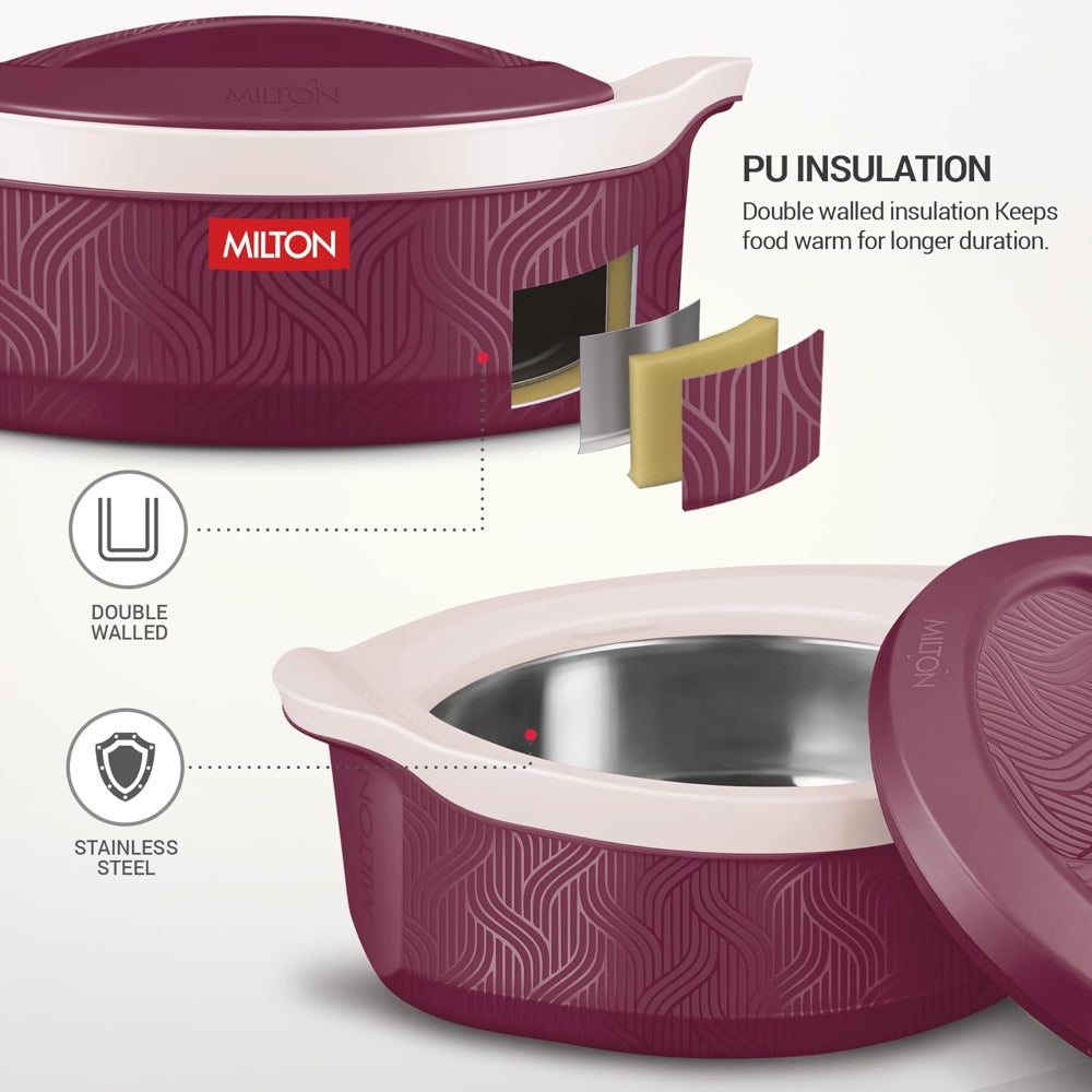 Milton Evoke Inner Stainless Steel Insulated Casserole | 1 Pc