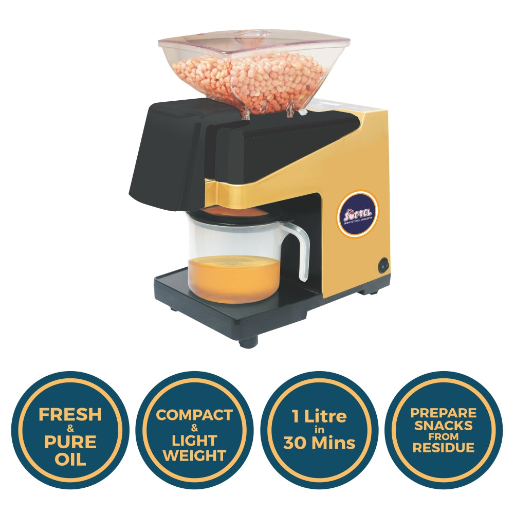 Softel Healthy Living Combo - Softel Millet Mill + Oil Maker with FREE Softel Viral Removable Handle Gift! | Set of 2 Pcs