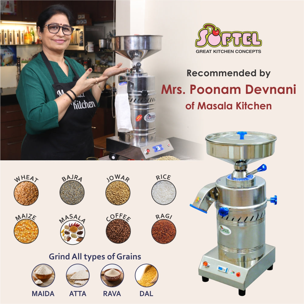 Softel Atta Chakki Domestic Stone Flour Mill Atta Chakki/Ghar Ghanti - SOF0017
