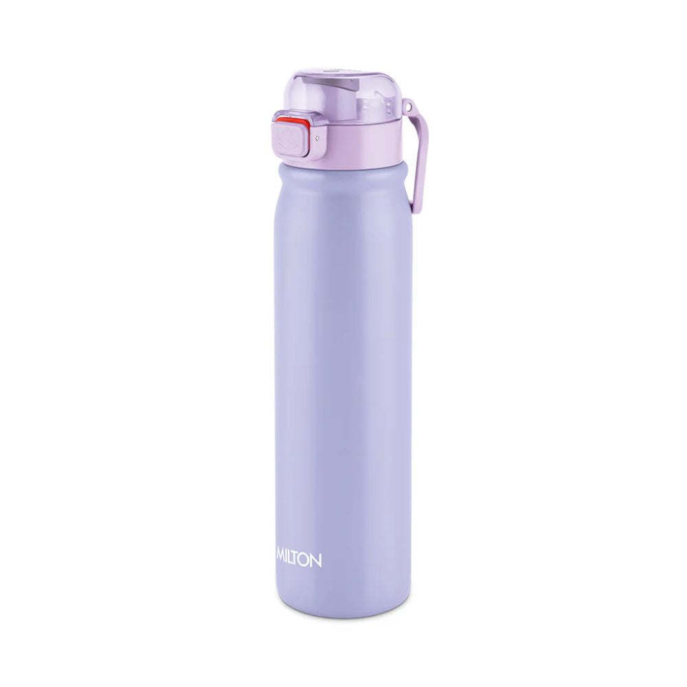 Milton Reva Stainless Steel Water Bottle with Twin Lid | Sip or Gulp | 1 Pc