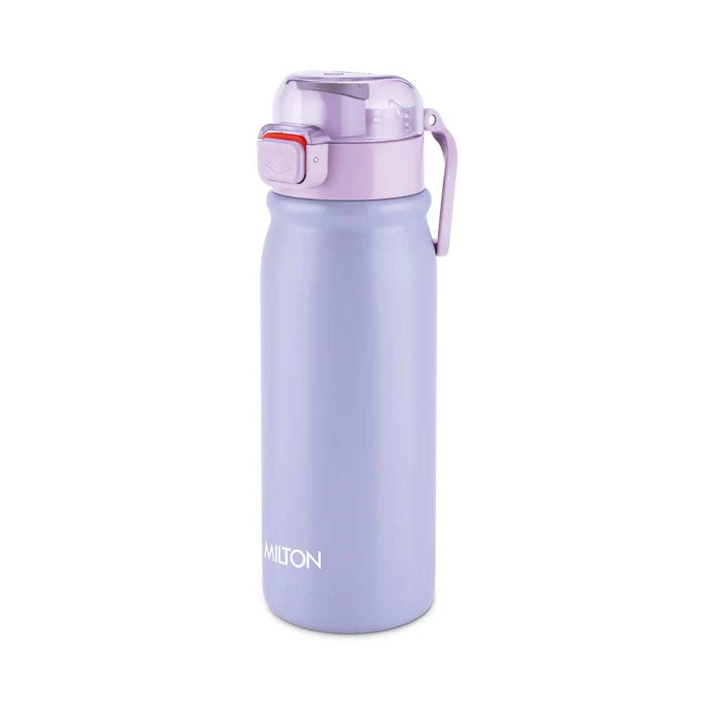 Milton Reva Stainless Steel Water Bottle with Twin Lid | Sip or Gulp | 1 Pc