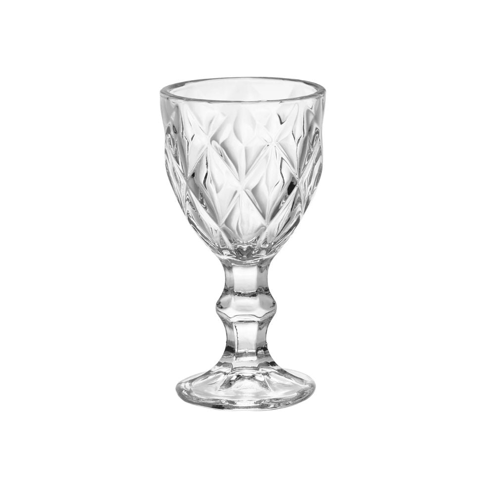Treo Regalia 65 ML Goblet Glass Set | Transparent | Set of 6 Pcs