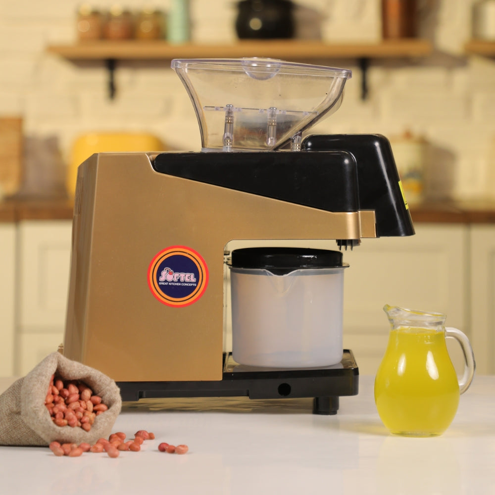 Softel Healthy Living Combo - Softel Millet Mill + Oil Maker with FREE Softel Viral Removable Handle Gift! | Set of 2 Pcs