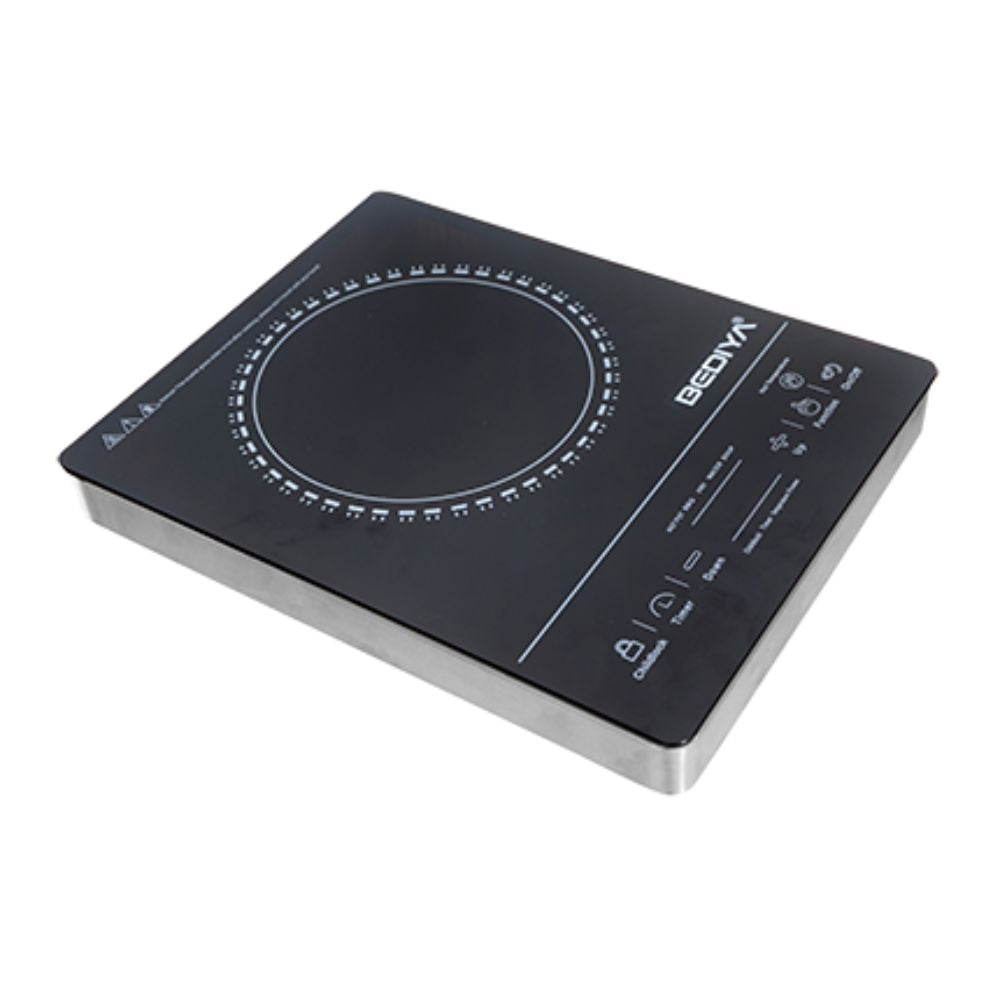 Softel - BEDIYA Insta Stove 2000 Watts Infrared Cooktop | Black & Silver