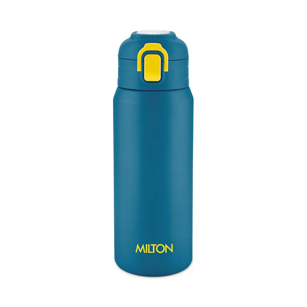 Milton Swing Thermosteel Water Bottle with One Touch Safety Lock | Hot & Cold | 1 Pc