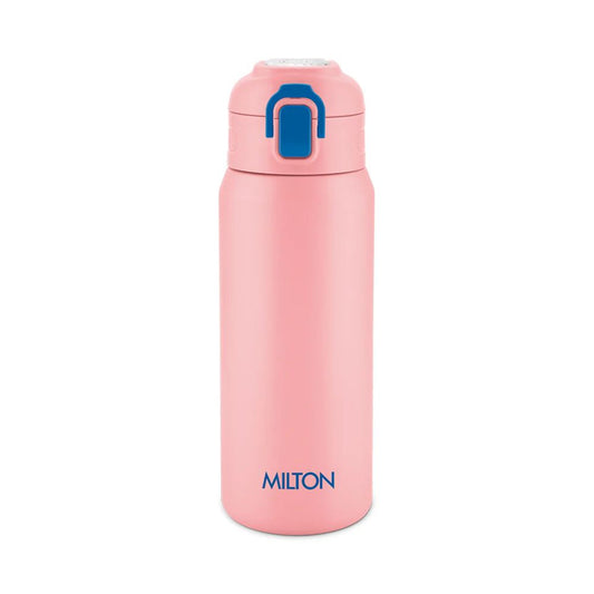 Milton Swing Thermosteel Water Bottle with One Touch Safety Lock | Hot & Cold | 1 Pc