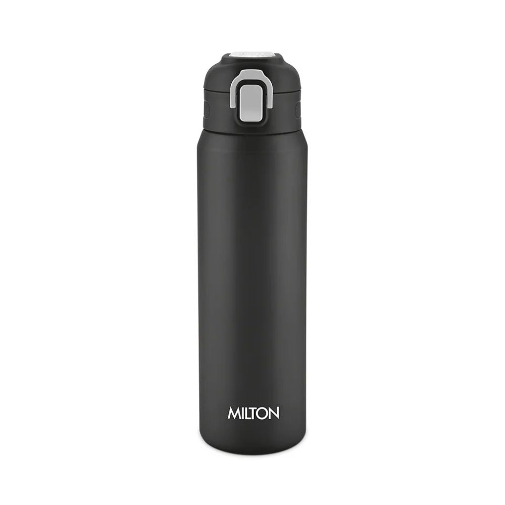 Milton Swing Thermosteel Water Bottle with One Touch Safety Lock | Hot & Cold | 1 Pc