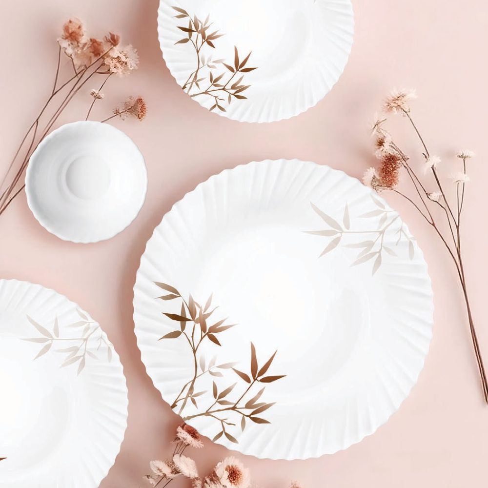 Treo Aurelia Collection Opalware Dinner Set | Set of 6 Pcs