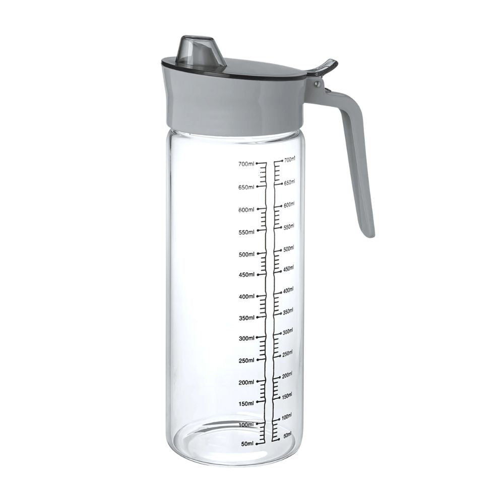 Treo Flow Borosilicate Glass Oil Dispenser | Transparent | 1 Pc