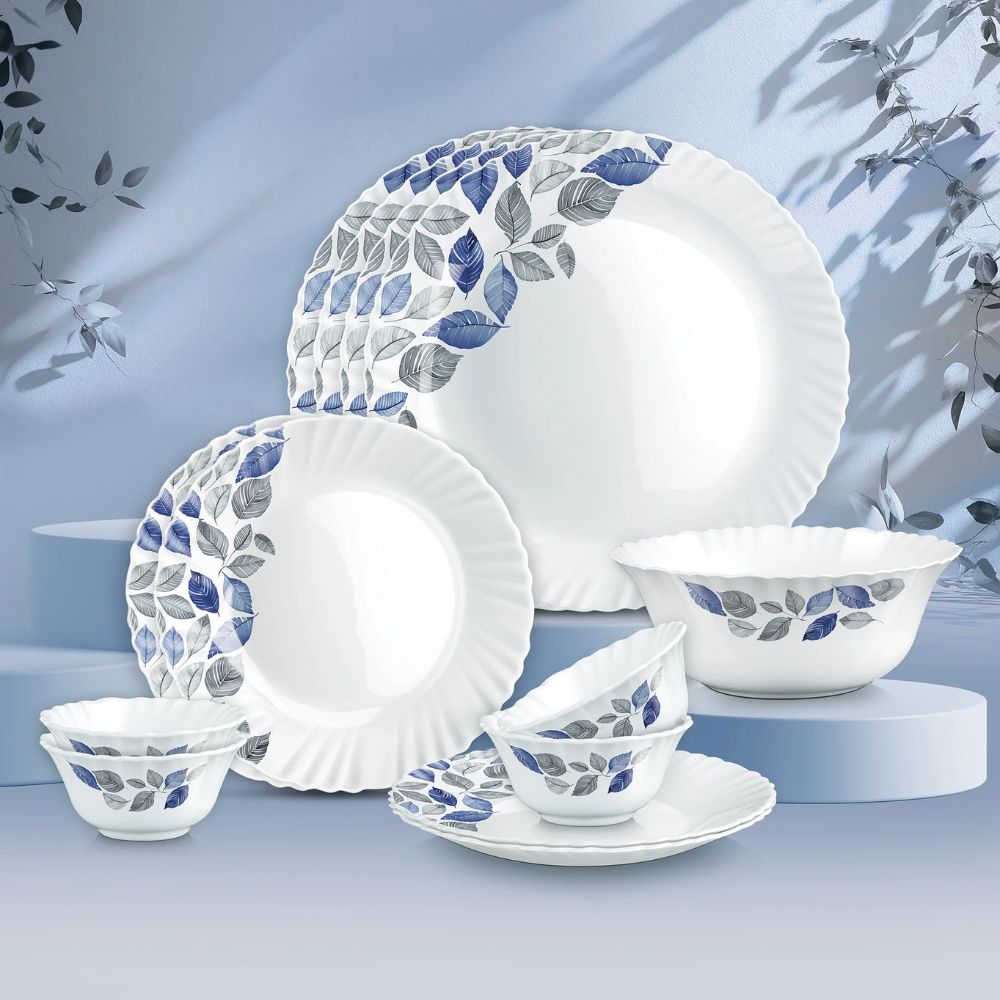 Treo Aurelia Collection Opalware Dinner Set | Set of 13 Pcs