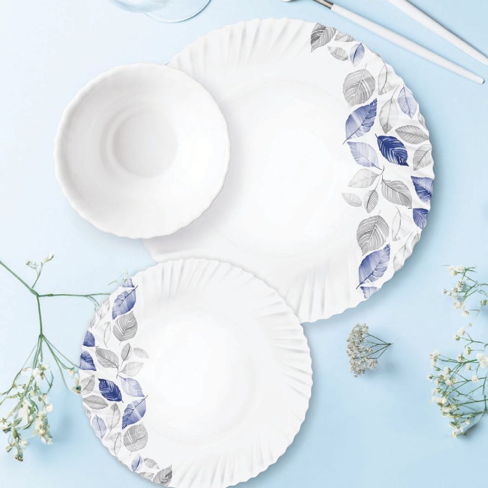 Treo Aurelia Collection Opalware Dinner Set | Set of 6 Pcs