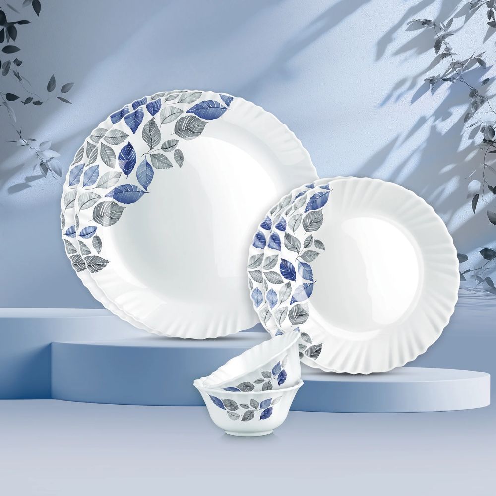 Treo Aurelia Collection Opalware Dinner Set | Set of 6 Pcs