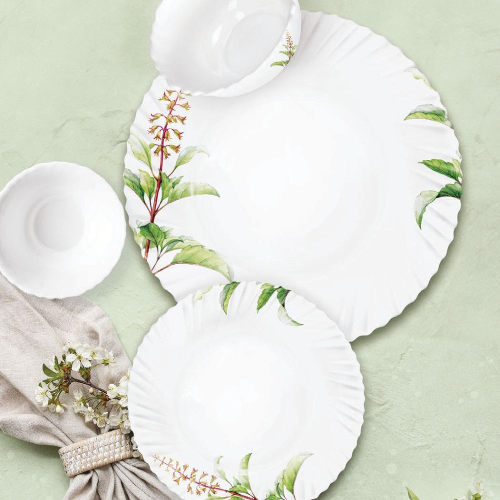 Treo Aurelia Collection Opalware Dinner Set | Set of 6 Pcs